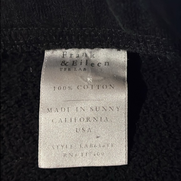 Frank & Eileen Catherine Favorite Sweatpant in Black Size M - Picture 12 of 13
